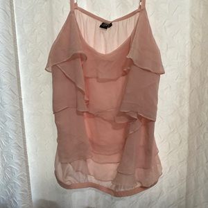 Torrid Ruffle Pink Top